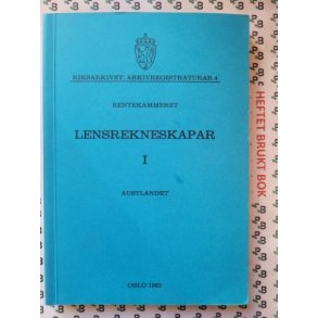 Lensrekneskapar I - Austlandet