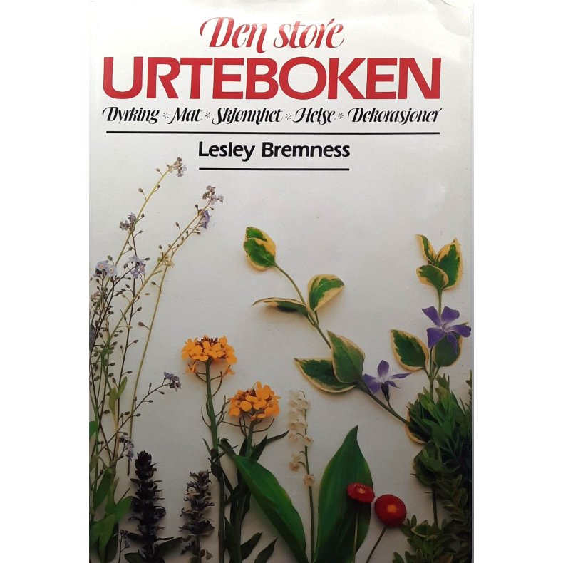 Lesley Bremness - Den store urteboken (Innbundet)