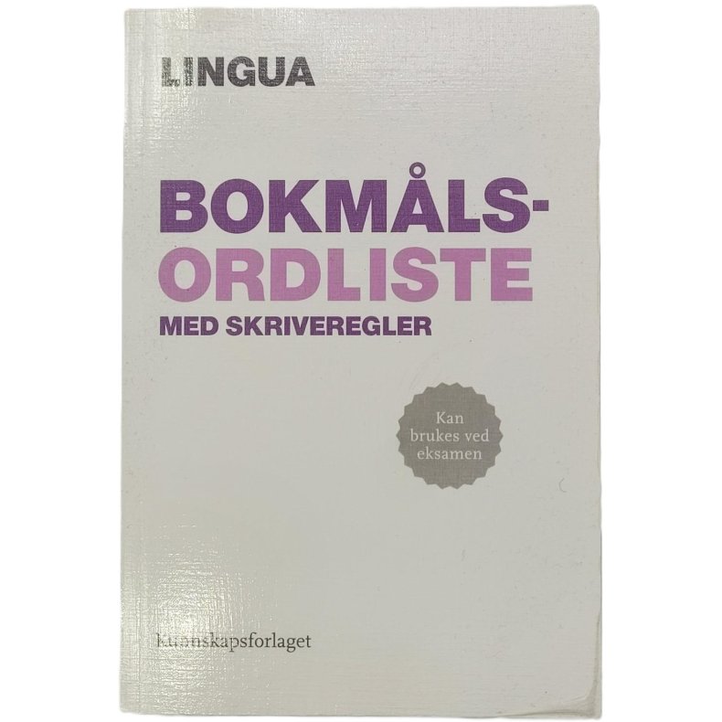Lingua - Bokmlsordliste med skriveregler
