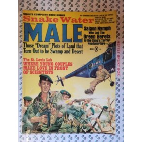Male 8/1966-Green Beret Vietnam battle cover-Lee Marvin-cheesecake-Draft dodg...