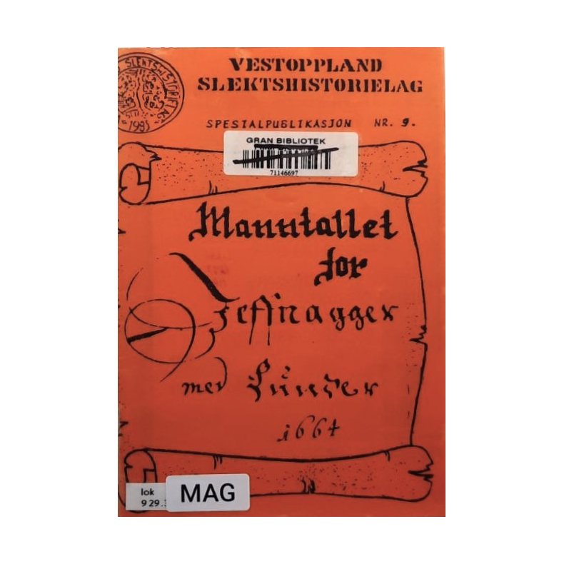 Manntallet for Jeffnagger med Lunder 1664 (Heftet)