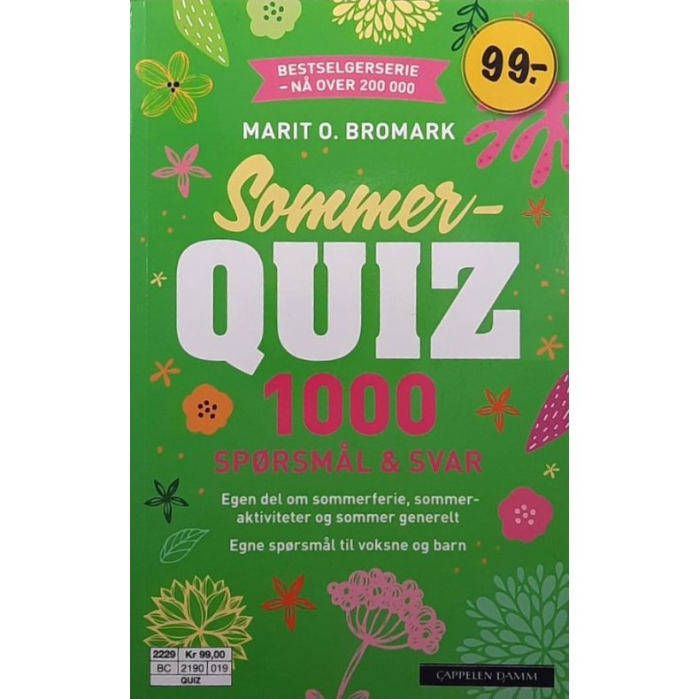Marit O. Bromark - SommerQuiz 2022 (Heftet)