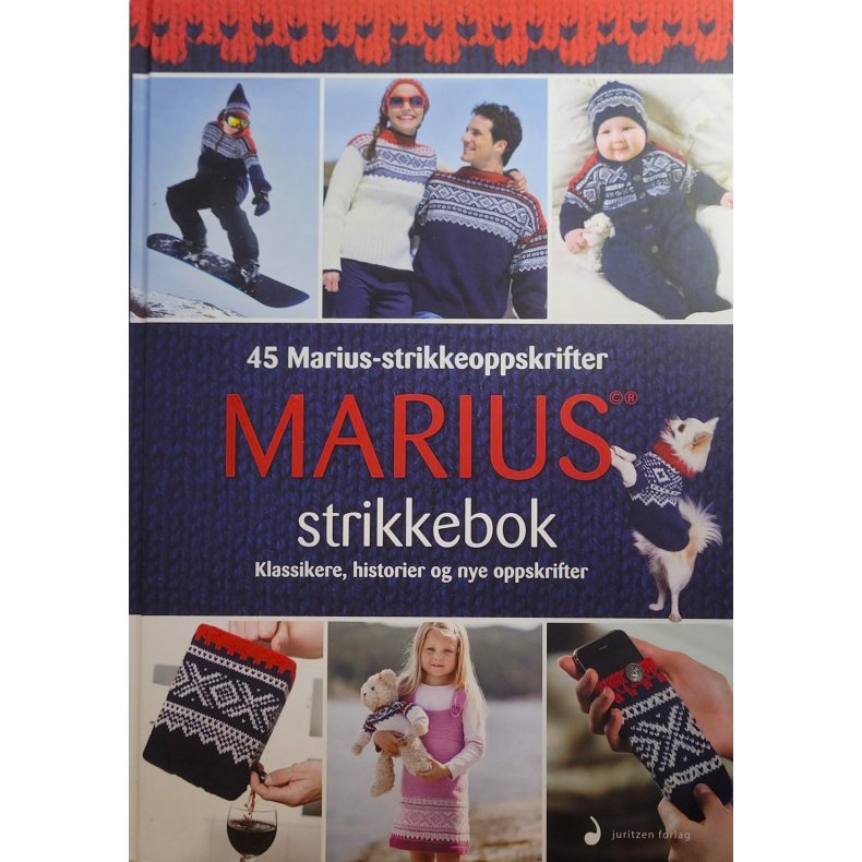 Marius strikkebok - 45 Marius-strikkeoppskrifter (Innbundet)