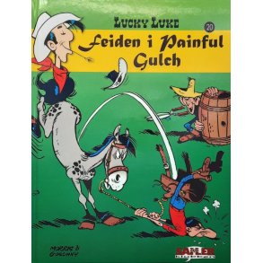 Morris/Goscinny - Lucky Luke 20 - Feiden i Painful Gulch - (Innbundet)