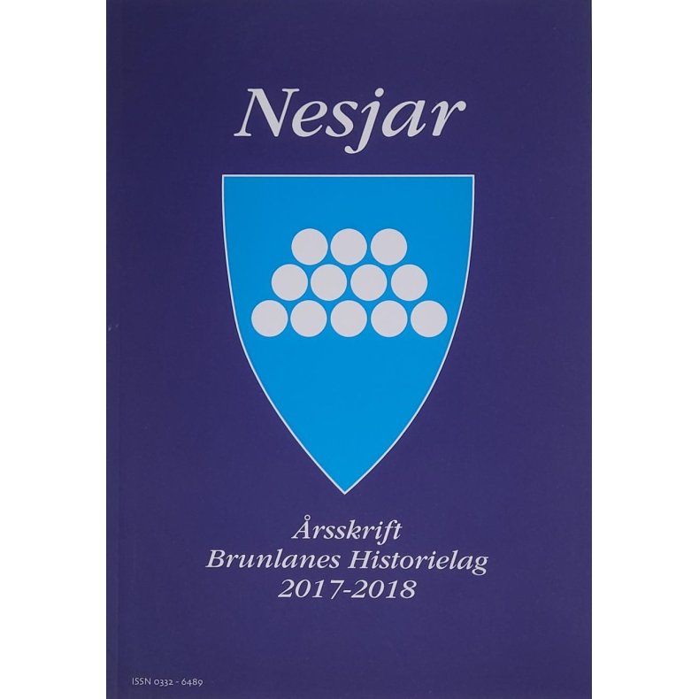 Nesjar - rsskrift Brunlanes Historielag 2017-2018 (Heftet)