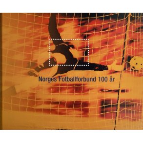 Norges Fotballforbund 100 r - Frimerkehefte
