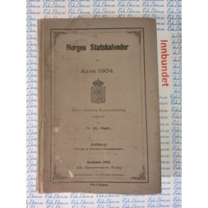 Norges statskalender for ret 1904