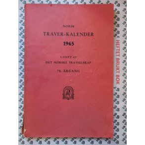 Norsk Traver-kalender 1965 78. rgang