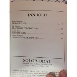 Solr-Odal Nr. 1 - 1991