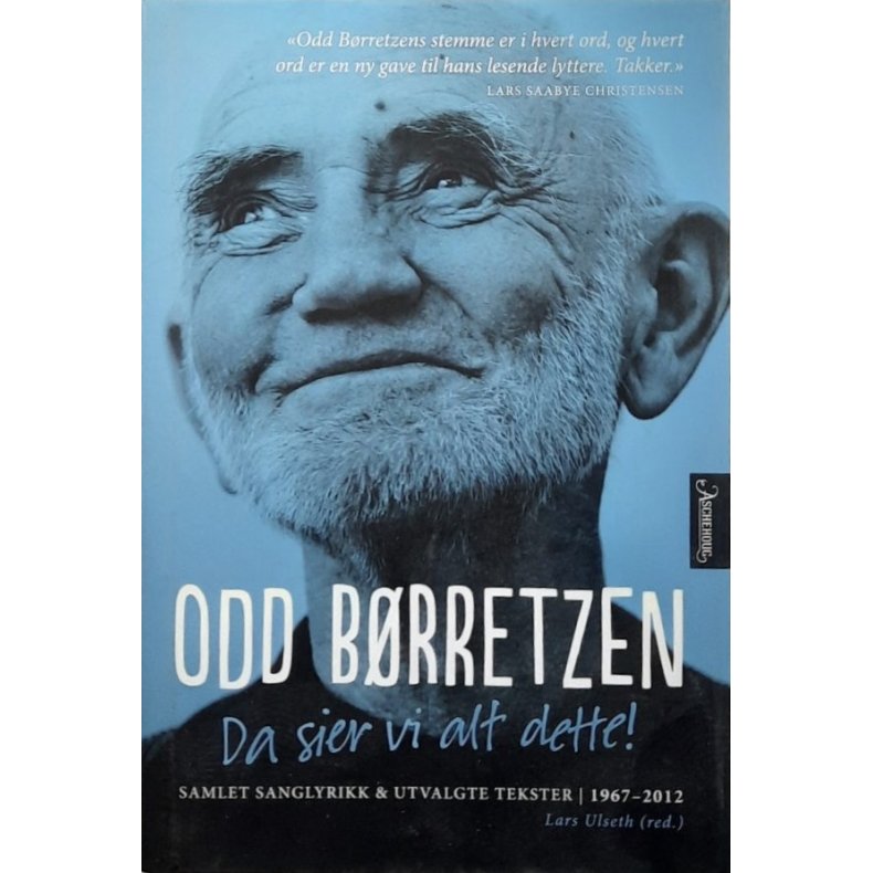 Odd B�rretzen - Da sier vi alt dette! - innbundet