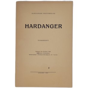 Olav Kolltveit (red.) - Hardanger rgang 1969 (Heftet)
