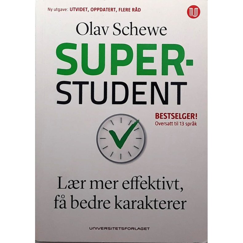 Olav Schewe - Superstudent - Lr mer effektivt, f bedre karakterer (Heftet)