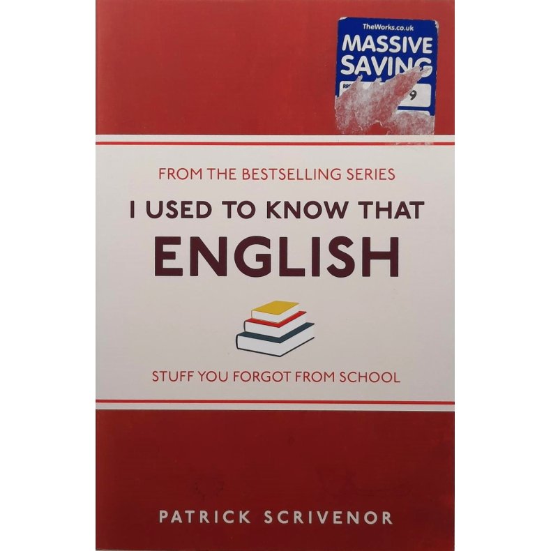 Patrick Scrivenor - I Used To Kow That: English