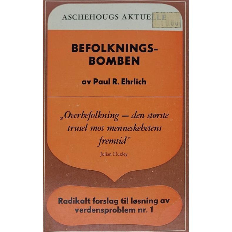 Paul R. Ehrlich - Befolkningsbomben