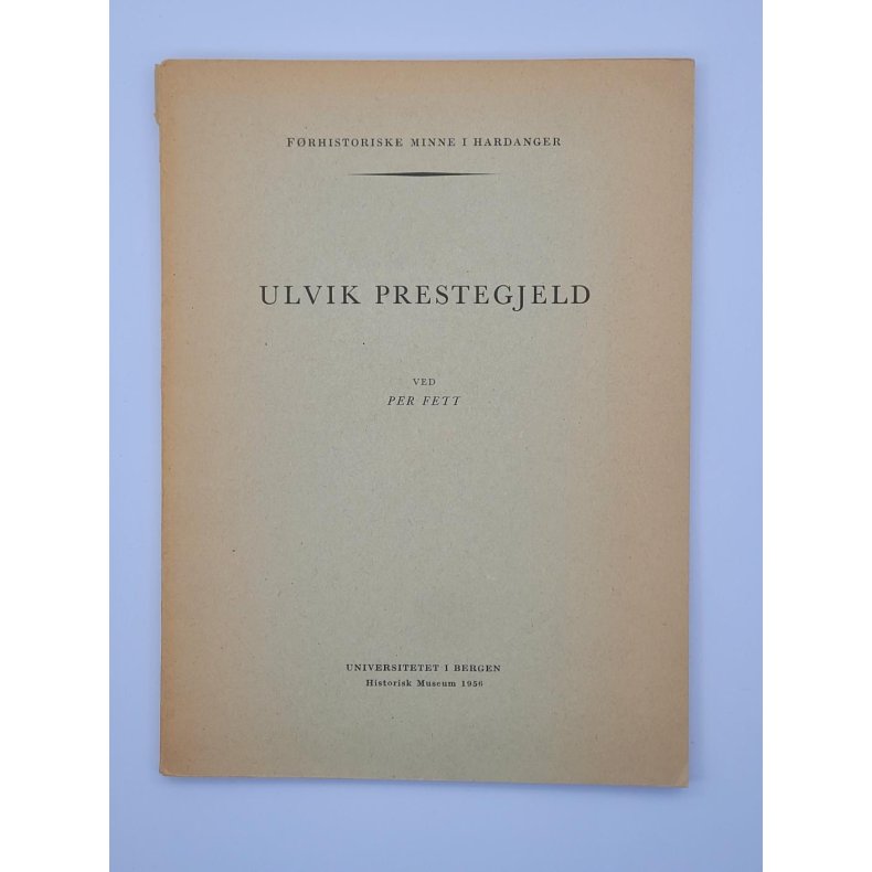 Per Fett - Ulvik Prestegjeld