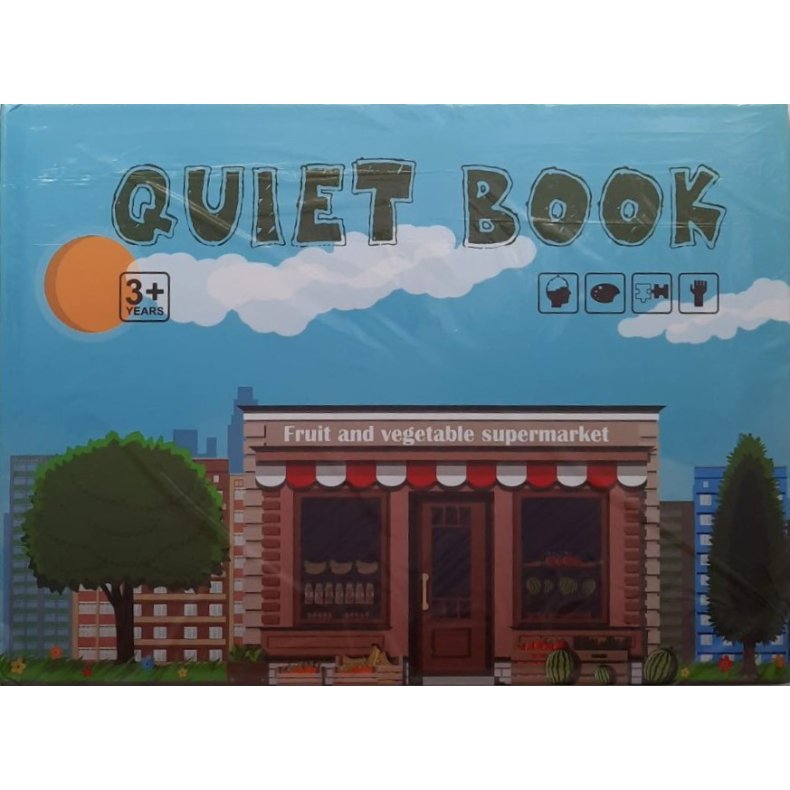 Quiet Book, Fruit and Vegetable Supermarket. (Innbundet)