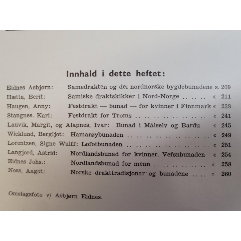 Asbjrn Eidnes - Samiske draktskikkar og dei nordnorske bygdebunadane