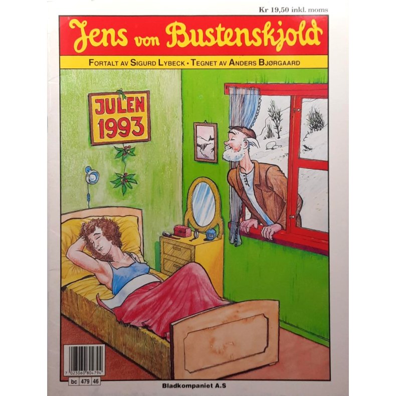 Sigurd Lybeck - Jens von Bustenskjold - Julen 1993 (Heftet)