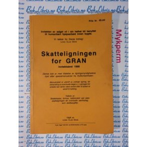 Skatteligningen for Gran Inntektsret 1988