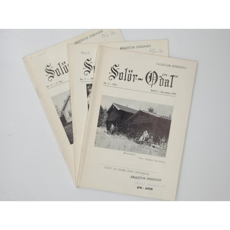 Solr-Odal - 1972 nr. 2-3-4