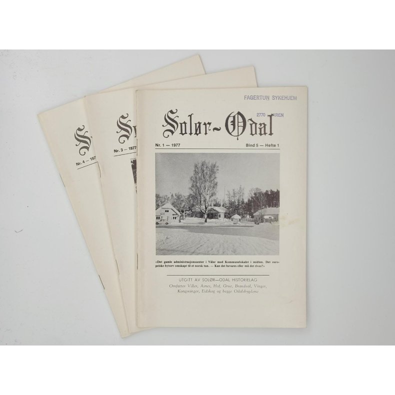 Solr-Odal - 1977 nr. 1-3-4