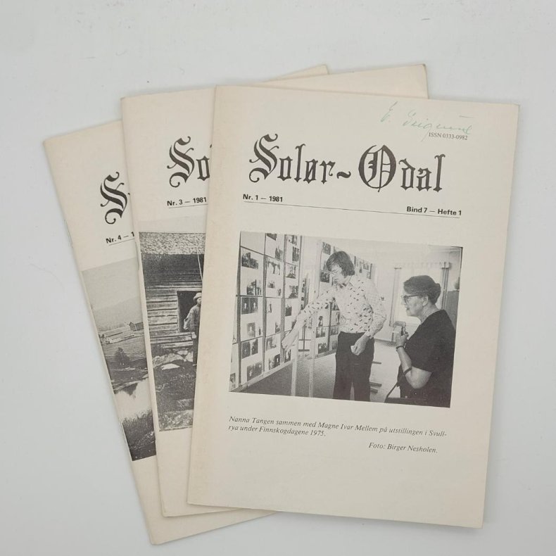 Solr-Odal - 1981 nr. 1-3-4