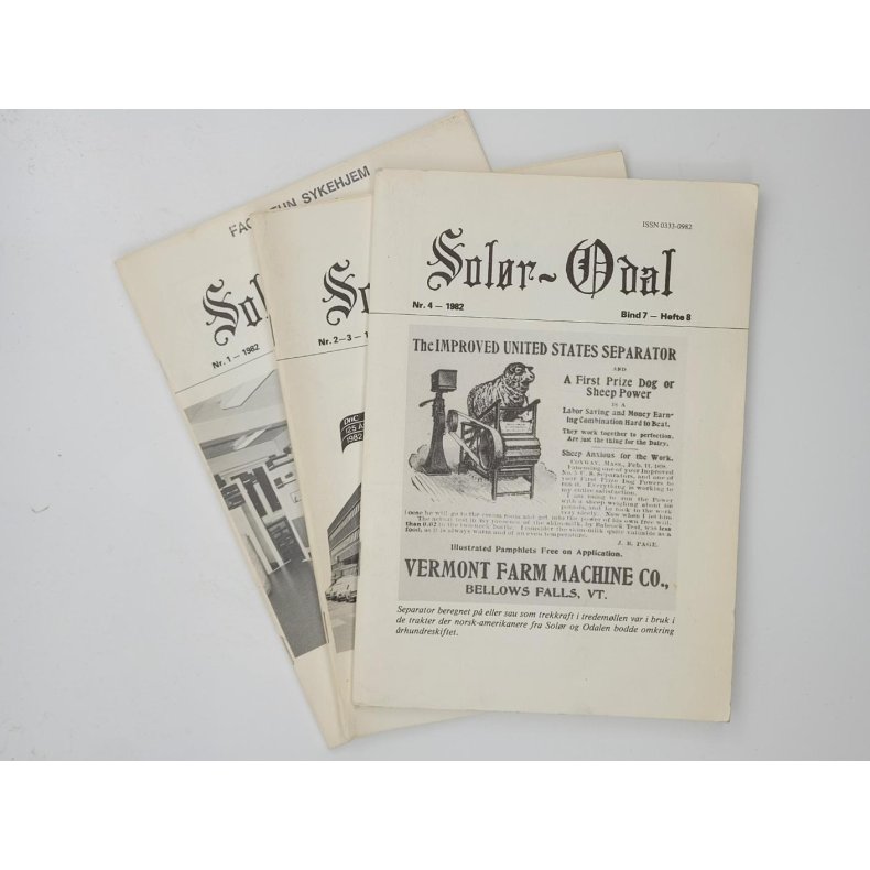 Solr-Odal - 1982 nr. 1-2/3-4