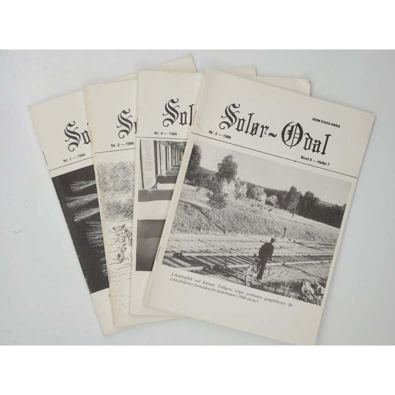 Solr-Odal - 1986 nr. 1-2-3-4