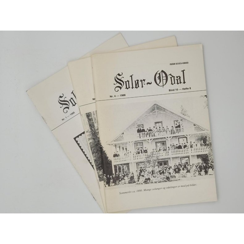 Solr-Odal - 1988 nr. 1-3-4