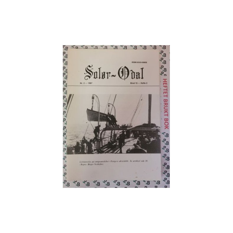 Solr-Odal Nr. 2 - 1987