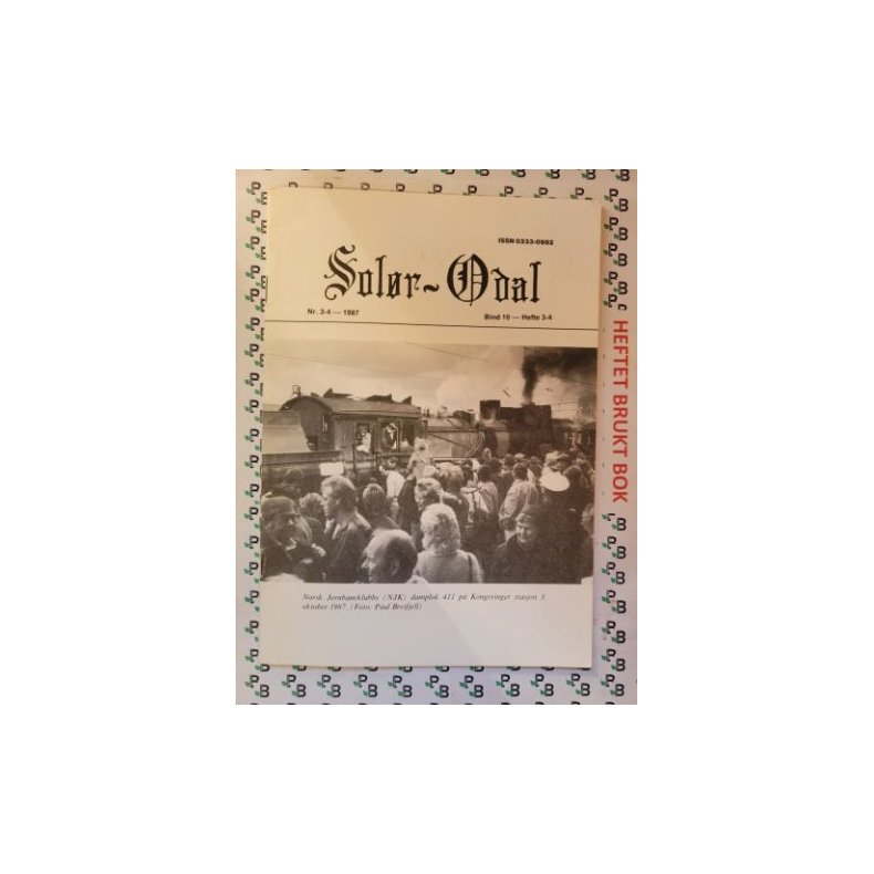 Solr-Odal Nr. 3-4 - 1987