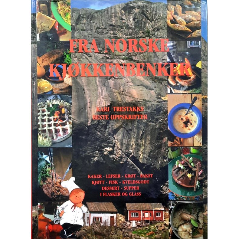 Solveig M. L�kken m.fl. (red.) - Fra norske kj�kkenbenker - Kari Trestakks beste oppskrifter (Innb.)