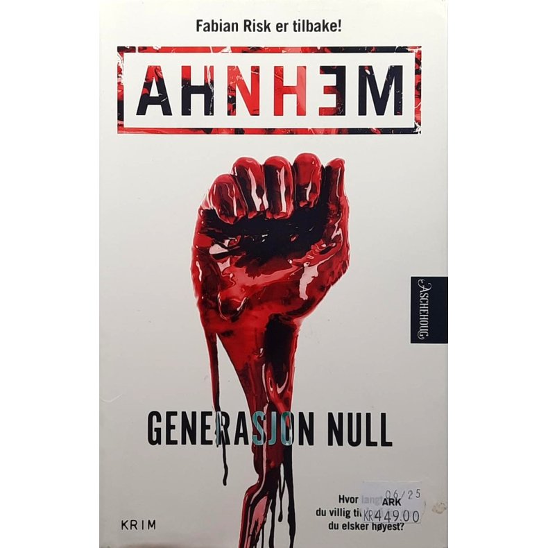 Stefan Ahnhem - Generasjon null (Innbundet)