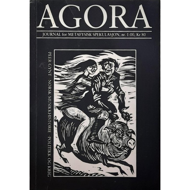 Stian Grgaard (red.) - Agora Journal for Metafysisk spekulasjon, Nr. 1-00 (heftet)