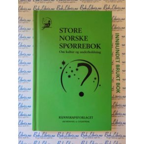 Store Norske Sprrebok - Om kultur og underholdning