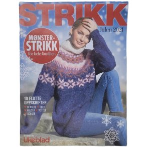 Strikk Julen 2021 - Mnsterstrikk for hele familien (Heftet)