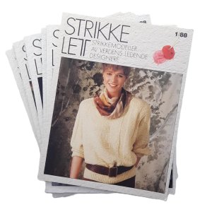 StrikkeLett - Strikkemodeller av verdens ledende designere -  8 hefter 1988 (Heftet)