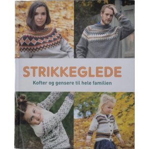 Strikkeglede - Kofter og gensere til hele familien