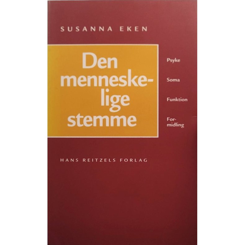 Susanna Eken - Den menneskelige stemme