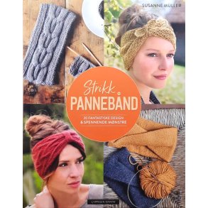 Susanne Mller - Strikk pannebnd (Innbundet)