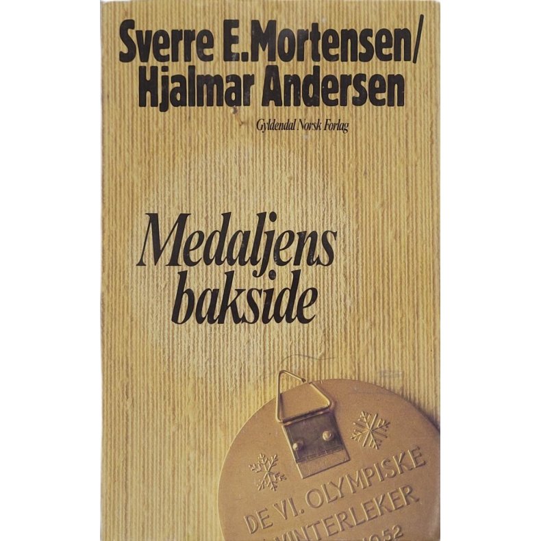 Sverre E. Mortensen/ Hjalmar Andersen - Medaljens bakside