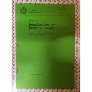 Thorleif Sjvold - Srtrykk av Introduksjon av jordbruket i Norden