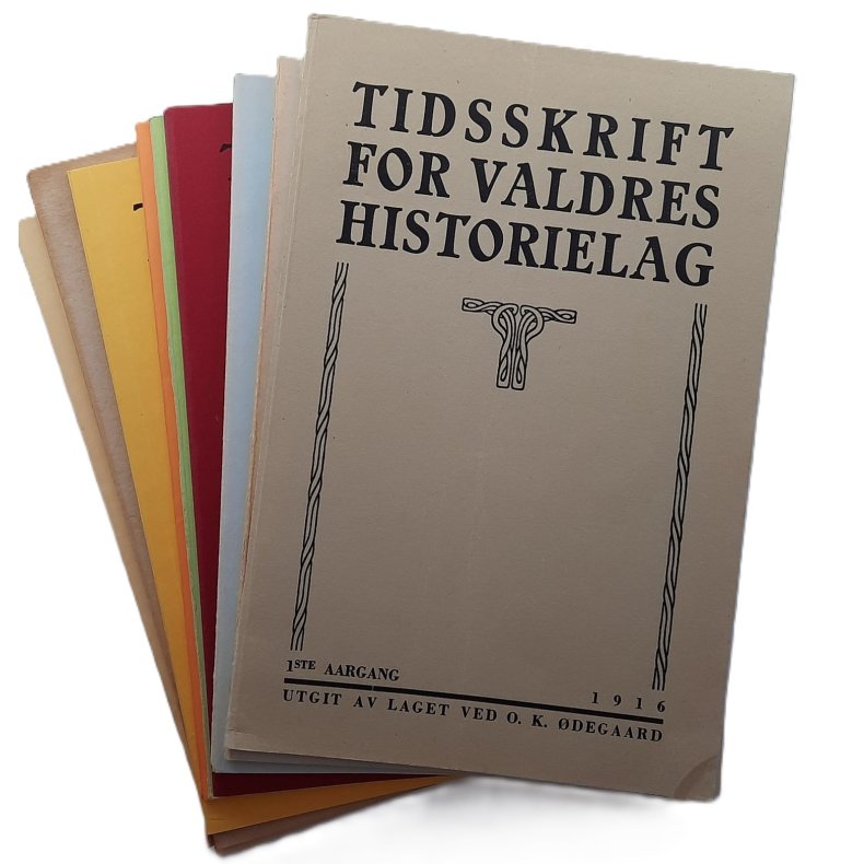 Tidsskrift for Valdres Historielag 1. til 10. aargang (Heftet)