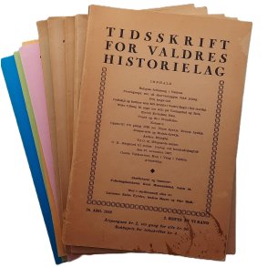 Tidsskrift for Valdres Historielag 22. til 30. rgang (Heftet)