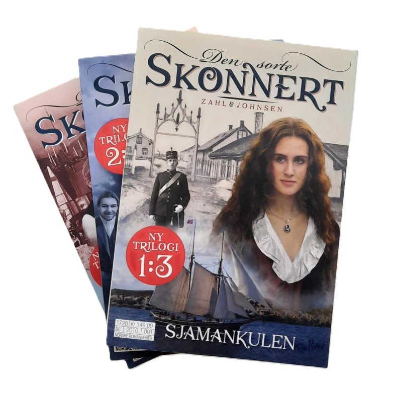 Tor Johnsen og Ketil Johan Zahl - Den sorte skonnert (trilogi Heftet)