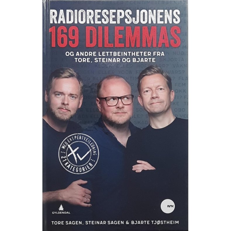 Tore Sagen - Steinar Sagen - Bjarte Tjstheim - Radioresepsjonens 169 dilemmas (Innb.)