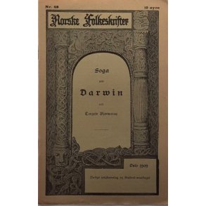 Torgeir Bj�rnaraa - Soga um Darwin - Norske Folkeskrifter - (Heftet)