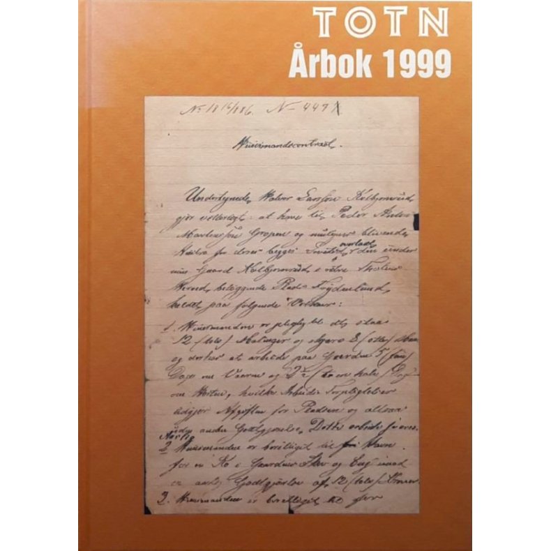 Totn �rbok 1999 - Innbundet