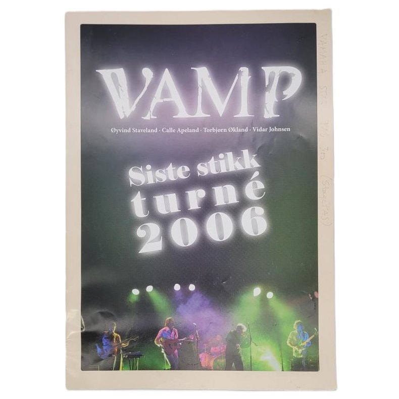 VAMP - Siste stikk turn 2006 (Heftet)