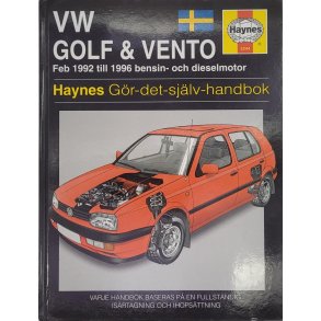 VW Golf & Vento Haynes Gr det sjlv handbok